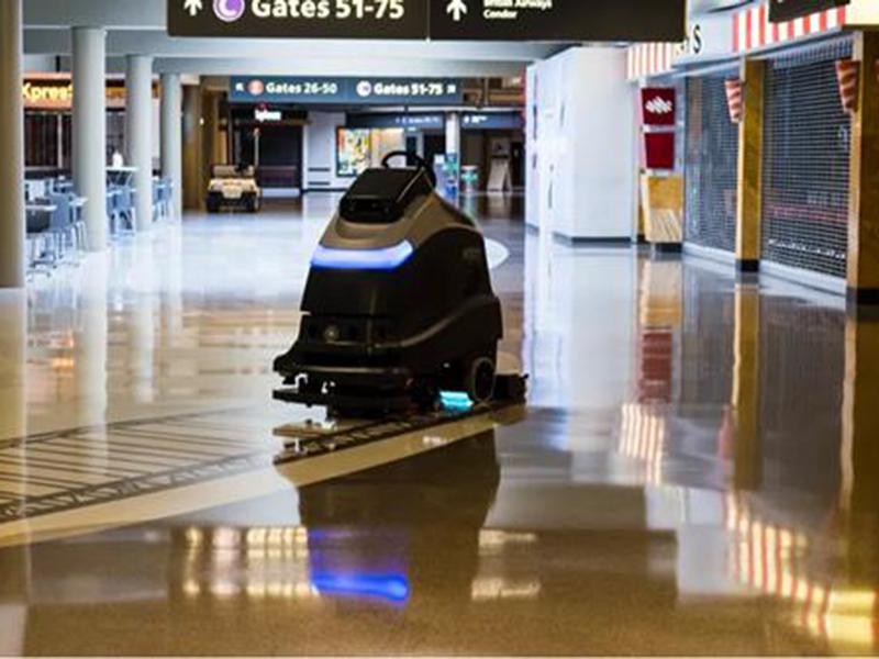 UV消毒机器人现身美国机场，亚马逊自制UV消毒机器人